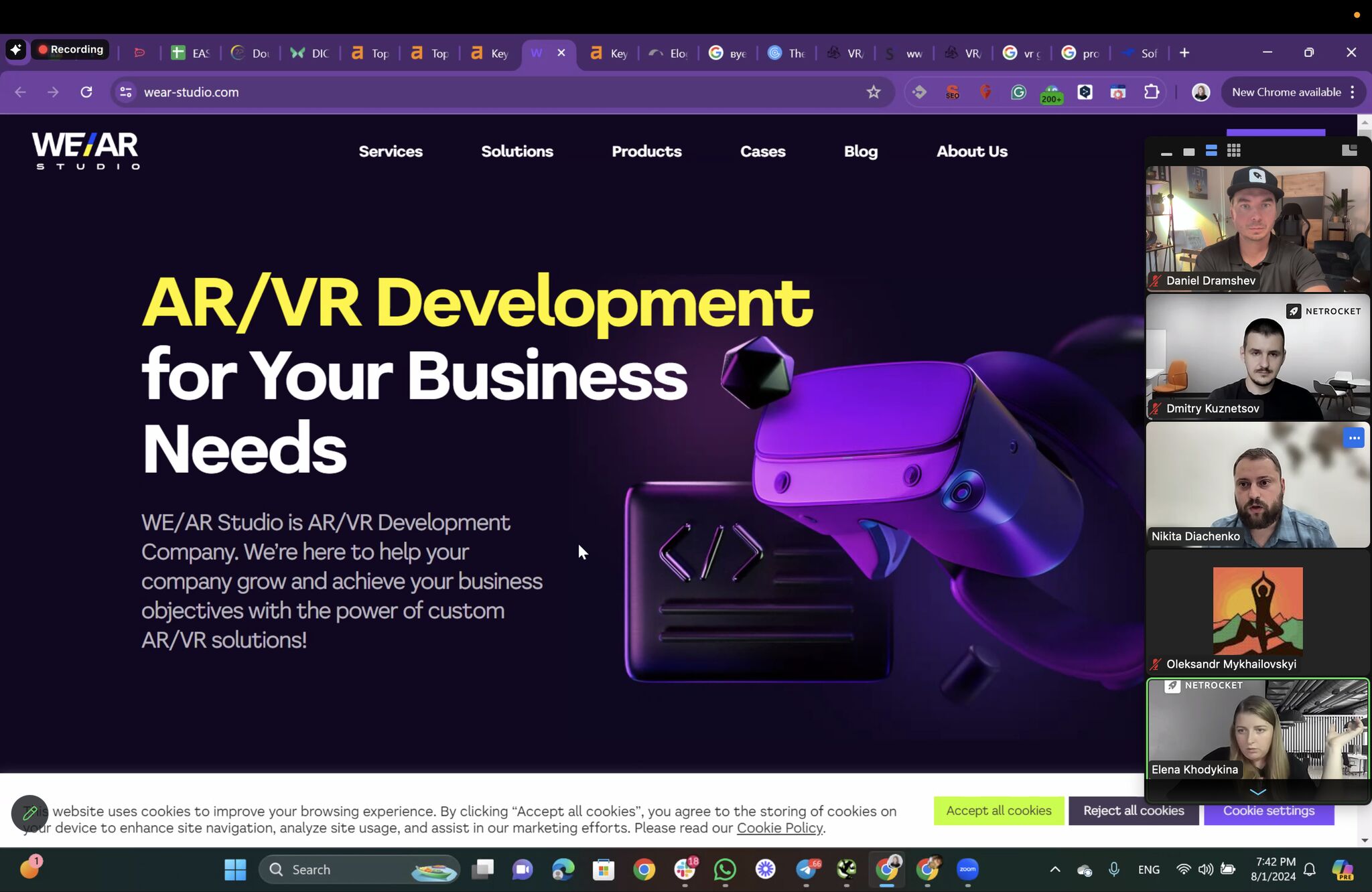 SEO for AR/VR Software Development Companies – Netrocket Webinar